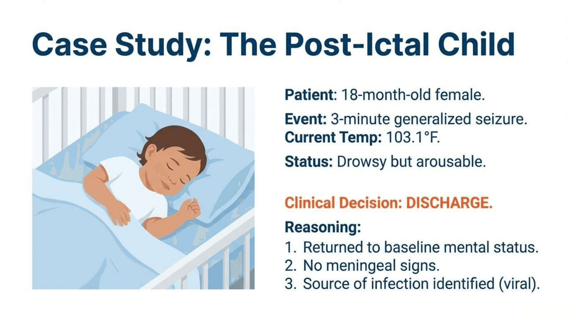 Slide 13 of Febrile Seizures: Evaluation & Management
