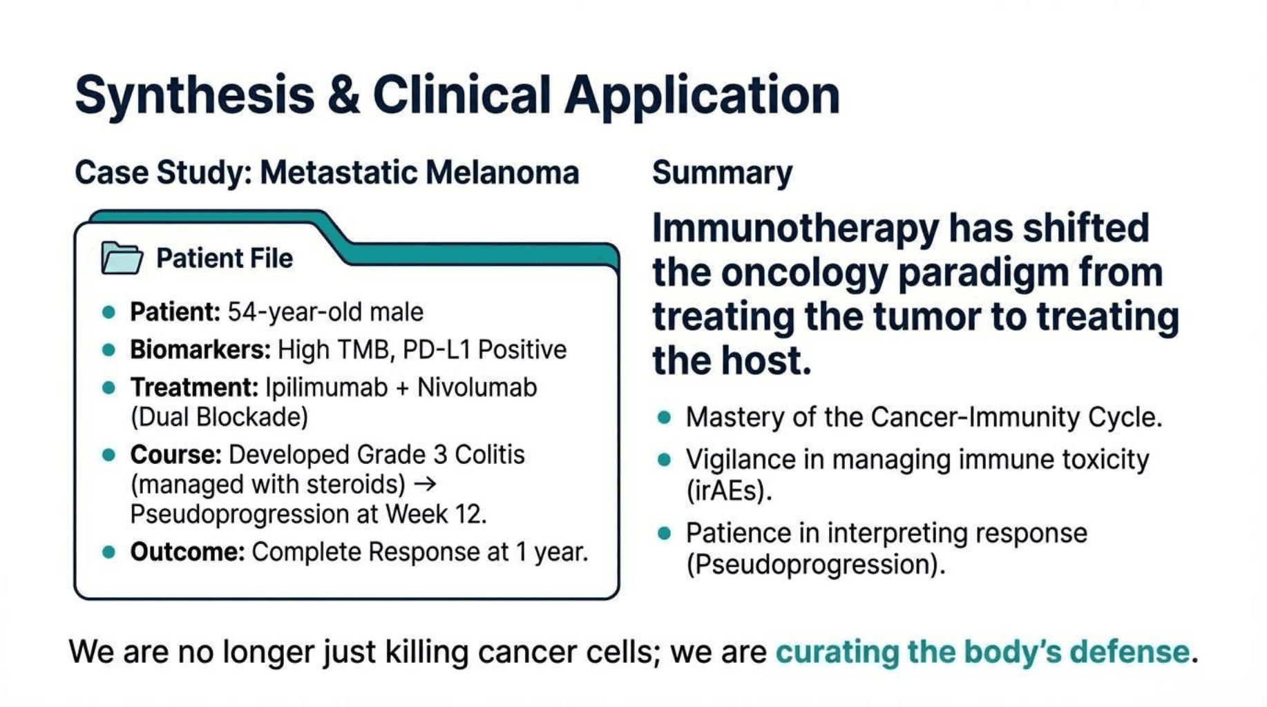 Slide 15 of The Fourth Pillar: Fundamentals of Cancer Immunotherapy